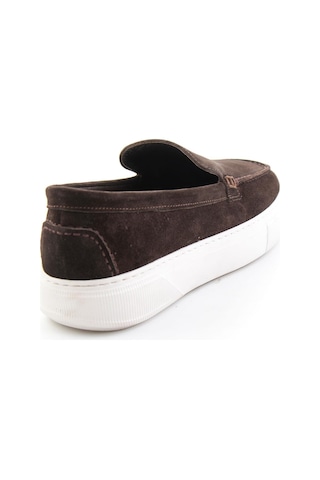 Kahve Süet Hakiki Deri Erkek Loafer Ayakkabı E01811040102
