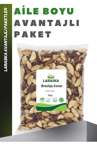 Brezilya Cevizi İçi Yeni Tane 2kg Brazil Nut 2 KG