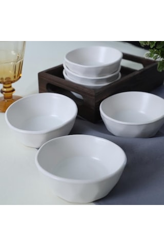 Beyaz Çerezlik Sosluk 12 Cm 6 Adet 022 Genel