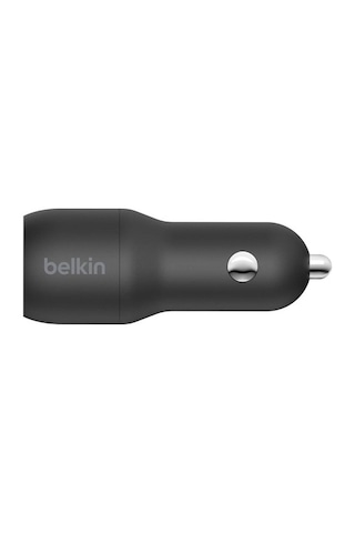 Belkin 24W Hızlı Araç Şarj Cihazı - 2 Port USB + Type-C Kablo