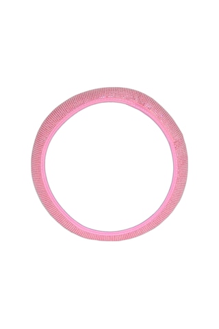 Carub Elastik Direksiyon Kılıfı Diamond 38 Cm Pembe Br1842052 Pembe