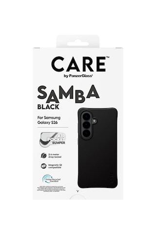 Care By Panzerglass Samba Qi Samsung Uyumlu Galaxy S26 Siyah Kılıf