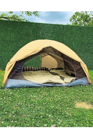 Campout Neptün 4 Mevsim 3 Kişilik Çadır Krem