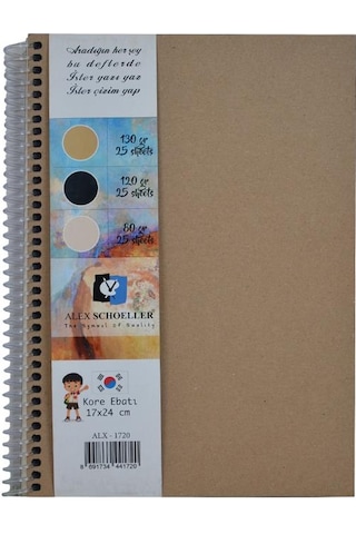 Alex Schoeller Çok Amaçlı Eskiz Defteri 17x24 Cm