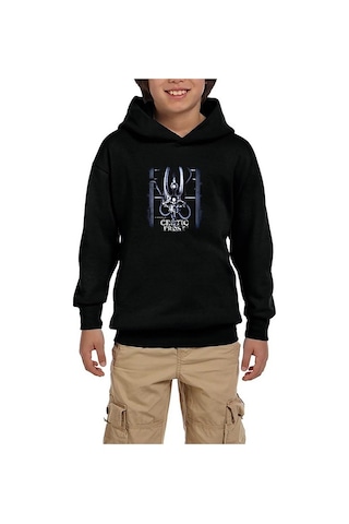 Zepplin Giyim Celtic Frost In Memory Siyah Çocuk Kapşonlu Sweatshirt