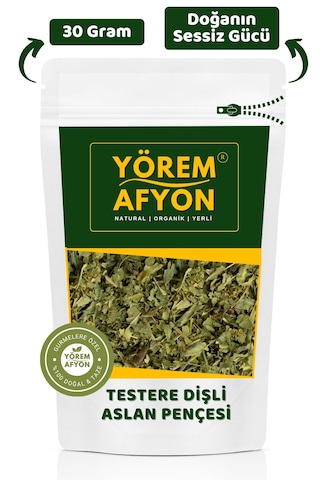 Yörem Afyon Kadınların Destekçisi Yüksek Rakım Mahsulü Testere Dişli Aslan Pençesi Alchemilla Vulgaris 30gr.