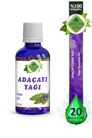 Adaçayı Yağı Sage Essential Oil 20 Ml.