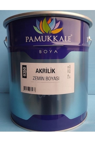 Pamukkale Akrilik Zemin Boyası 15 Kg Ral 1023 Krom Sarı