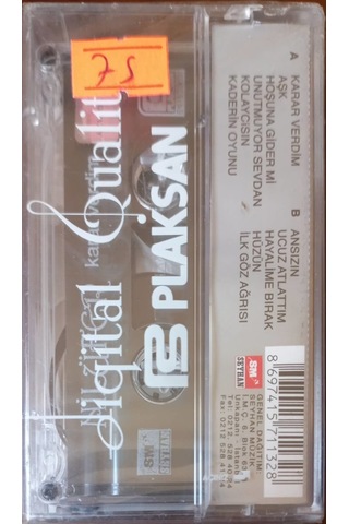 Plak Değildir Kaset Tir Nilüfer Karar Verdim Açılmamış Jelatini