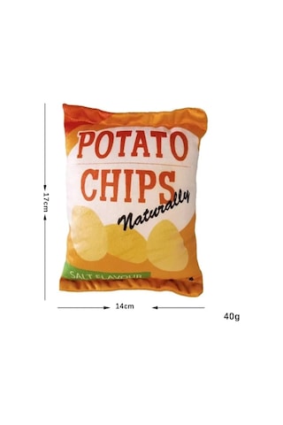 Tineke Cips Dayanıklı Sesli Köpek Oyuncağı Patato