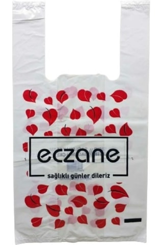 Eczane Poşeti Bio Küçük Atlet 22X40 Cm 150 Adet