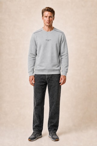 Redline Qwen Bisiklet Yaka Regular Fit Kışlık Sweatshirt Gri