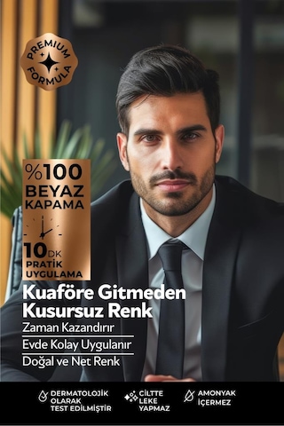 Softto Plus Expert Men Black Hair Color Siyah 10 Dakikada Etkili Geliştirilmiş Formül Doğal Görünüm