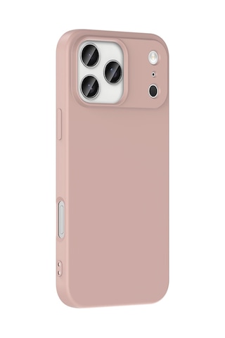 Apple Uyumlu iPhone 17 Pro Max Kılıf Yumuşak Silikon Kamera Korumalı Lansman Celikaksesuar Desert Gold