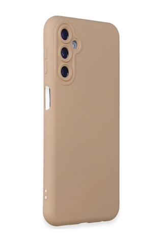 Uray Store Samsung Galaxy Uyumlu M14 5g Kılıf Nano İçi Kadife Silikon - Pudra