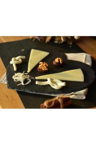 Bambum Mia - Doğal Taş Kalp Tabak 25 Cm