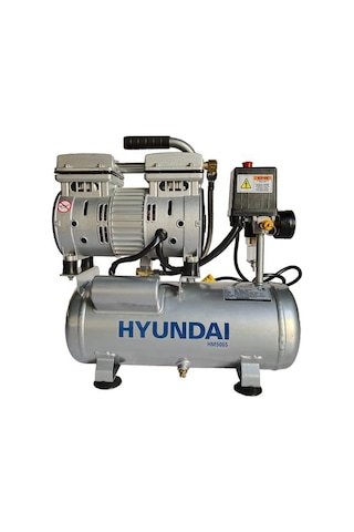 Hyundai Hm506s Hava Kompresörü Sessiz & Yağsız 550w 6 L