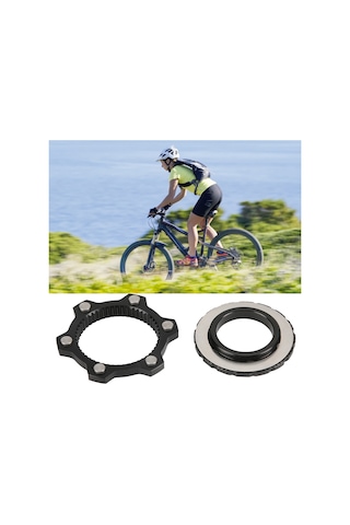 Yunboo Mountain Bike Disk Fren Dönüştürücü: Merkezi Kilitleme'den Altı Çivi'ye, Alüminyum Alaşımlı, Dıy Bisiklet Aksesuarı