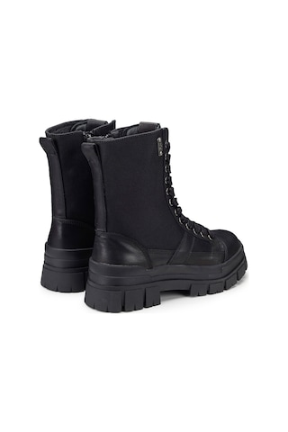 Bot Kadın Oxw202601 Oxs Kyla 2026 Mıd W Leather/nylon Black Siyah