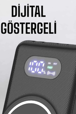 10.000 Mah Powerbank 4 Portlu Hızlı Şarj Dijital Göstergeli Çr 14966099