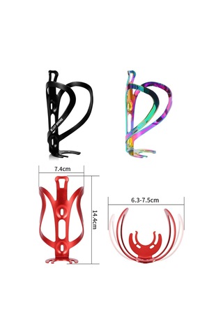 West Bıkıng Bisiklet Alüminyum İçecek Şişesi Tutucu Renkli Çok Renkli