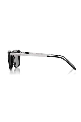 Daniel Klein Dk3285-1 Asetat Dikdörtgen Slim Metal Saplı Refined Polarize Erkek Güneş Gözlüğü 54-17-148 Siyah