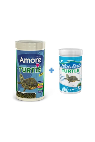 Turtle Sticks 1000ml ve 250ml Kutu Kaplumbağa Yemi