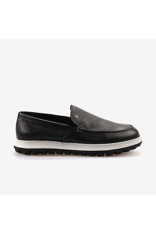 Mocassini Hakiki Deri Erkek Spor & Sneaker Ayakkabı A6303 Siyah
