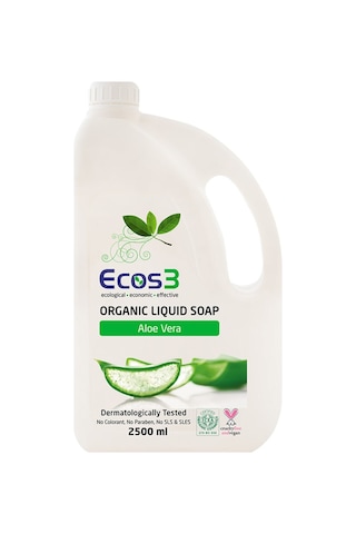 Ecos3 Aloe Vera Organik Sıvı Sabun 2500 ML