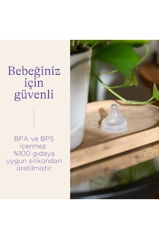 Lansinoh Naturalwave 2'li Biberon Emziği Ekstra Yavaş Akışlı 0 Ay