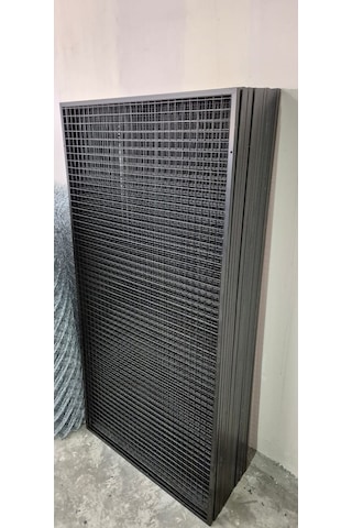 Raf Tel Pano Stand Duvar Askılığı - Ayakkabı Askılığı - 100 Cm X 200 Cm - - -sık Telli -