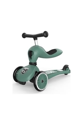 Oturaklı Çocuk Scooter - Yeşil Renkli Ve Dayanıklı Tasarım Açık Mavi