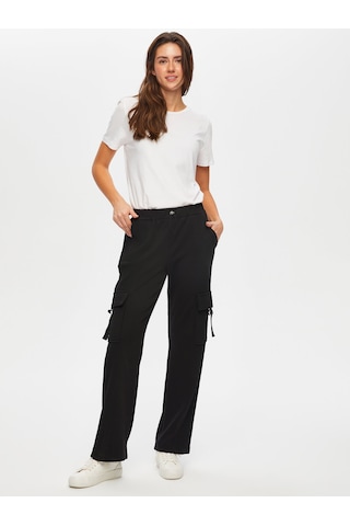 Dokulu Garni Kumaşlı Eşofman Alt 003 Us25esa00310 Siyah