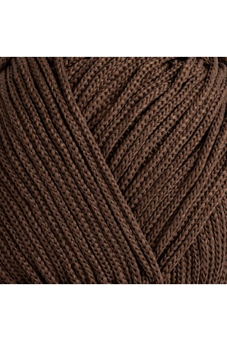 Stil Makrome 3 Mm 100 Gr 100 M Polyester Makrome Parlak Örgü Ve Çanta İpi - Çikolata Kahvesi
