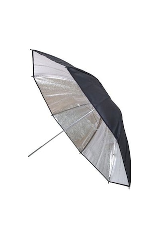 Stüdyo Reflektör Şemsiyesi 101Cm (40'') Gümüş Siyah