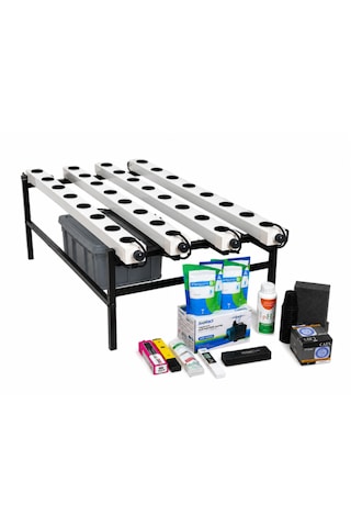 Topraksız Tarım Hobi Seti 40 Gözlü Nft Hidroponik Yetiştirme Sistemi Full Paket .