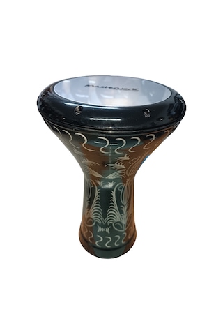 Siyah İşlemeli Çömlek Darbuka Masterwork Mısır Darbuka