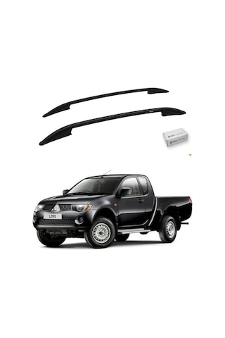 Turtle Mitsubishi L200 Mk4 2006-2014 Tavan Çıtası Crown Siyah