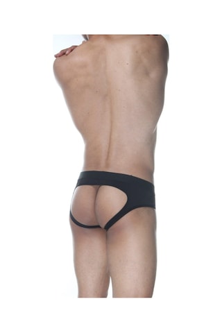 Erkek Siyah Fantezi Giyim Jockstrap Hf102113