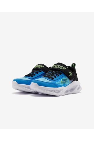Skechers Skechers Meteor-lights - Krendox Büyük Erkek Çocuk Siyah Işıklı Spor Ayakkabı 401495l Bkbl