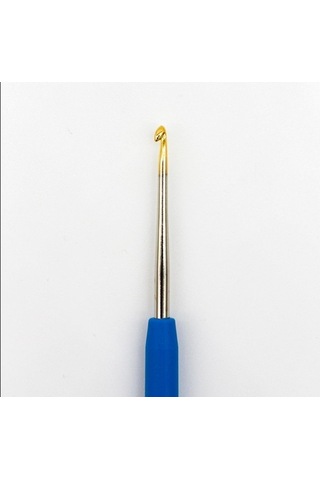 Abarta Tulip Silikon Elastik Saplı Dantel Tığ No:2 & 1.75mm- Mavi No 2 - 1,75 Mm