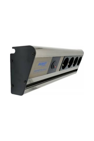 Mutfak Tezgah/Dolap Altı 32 Cm Alttan Led Aydınlatmalı 4'Lü Priz