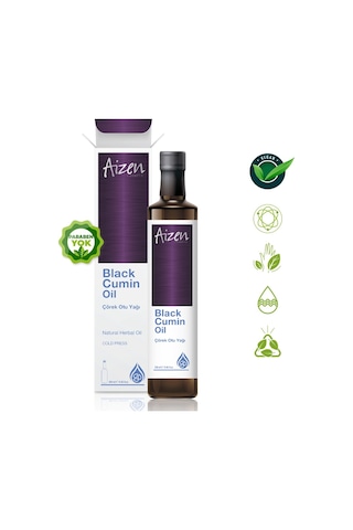 Aizen Black Cumin Oil Çörek Otu Yağı 250 ML