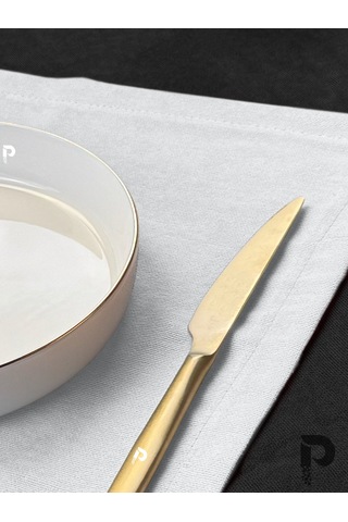 Beyaz Kumaş Peçete Daily Serisi Kadife Görünümlü Beyaz