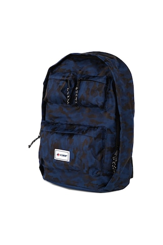 Lacivert Icone Kamuflaj Baskılı Dört Cepli Sırt Çantası Lacivert