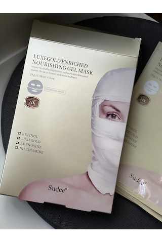 Sudee Luxegold Kırışıklıkları Azaltan Jel Maskesi 5adet