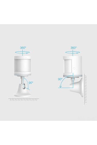 Yunboo Aqara Hareket Sensörü İçin 360 Dönebilen Dayanıklı Taban Tutucu 1 Adet
