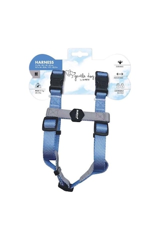 M-pets Gentle Köpek Göğüs Tasması Mavi M Mavi