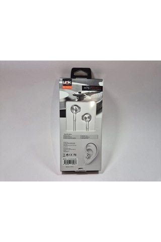 Linktech Ekstra Bass Kablolu Kulaklık , Linktech H75 Beyaz Type-c Mikrofonlu Metal Kablolu Kulaklık Universal