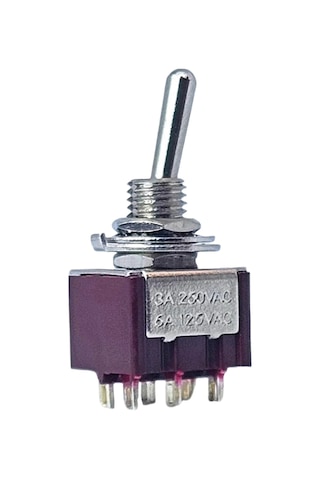 Ic-144a Toggle Switch On-off Kaliteli Ø6mm Mts-202